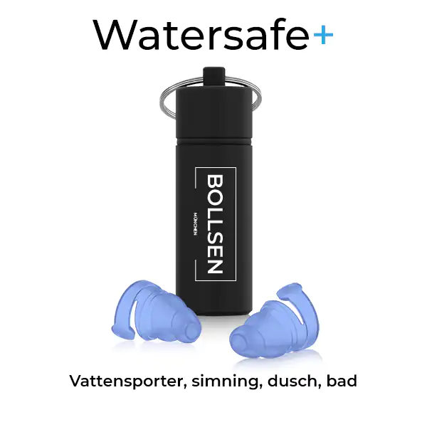 Watersafe+ öronproppar - Vattensporter, simning, dusch, bad