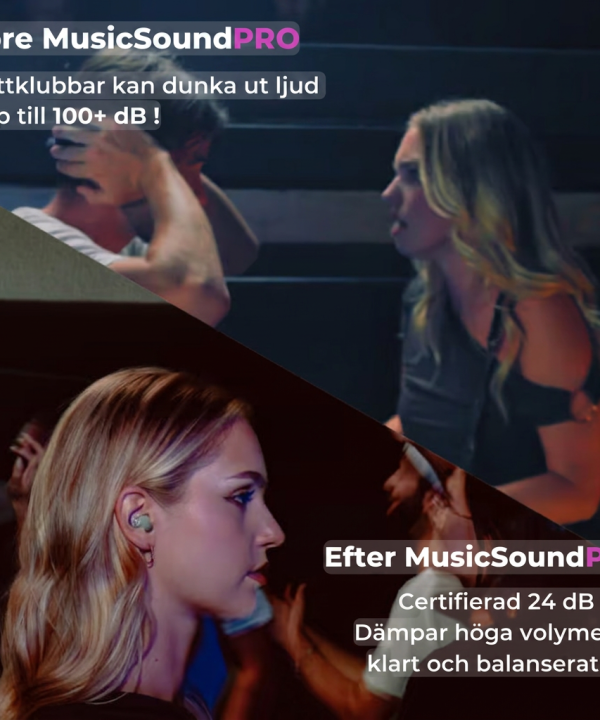 Alternative view of Music SoundPRO öronproppar för konserter, festivaler, musik