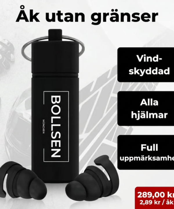 Moto+ öronproppar för motorcykelkörning