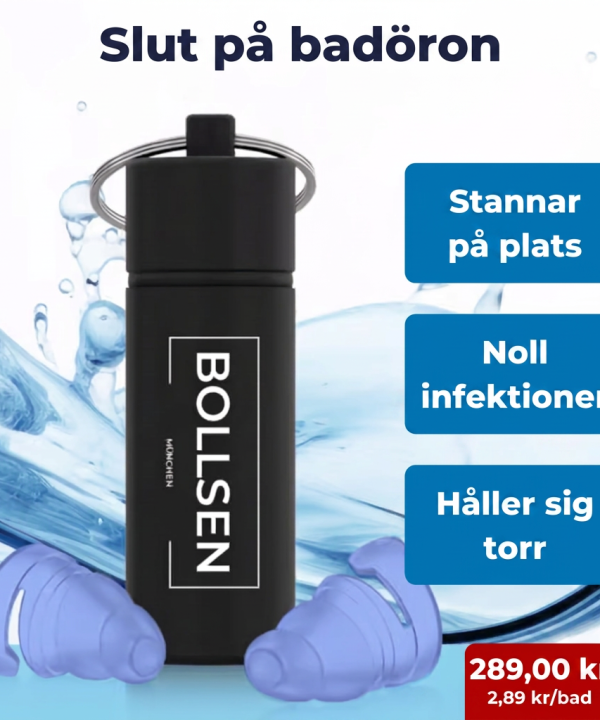 Watersafe+ öronproppar för simning